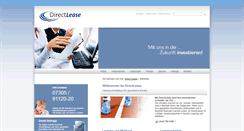 Desktop Screenshot of direct-lease.net