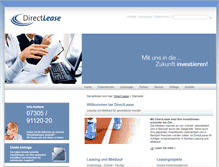 Tablet Screenshot of direct-lease.net